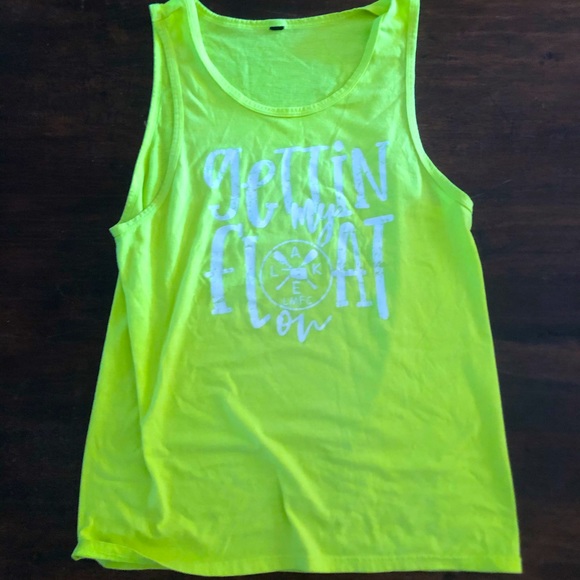 Tops - Getting My Float In Tank Top